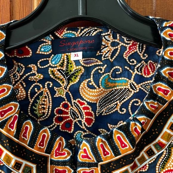 Vintage Kids Outfit Two Piece Set Traditional Top & Skirt Singapore Asian Boho - Picture 3 of 14